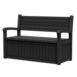 Outdoor Patio Storage Bench Weather Resistant