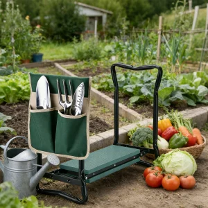 Foldable 2-in-1 Garden Kneeler and Seat