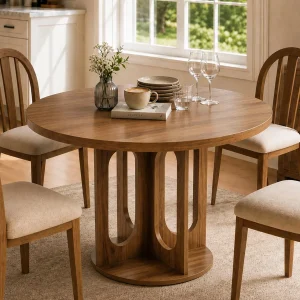 47 Inch Round Dining Table Pedestal Base