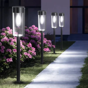 8-Pack Waterproof Solar Pathway Garden Lights