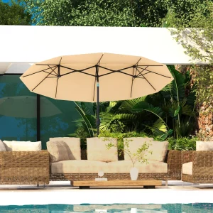 9.7' Double-Sided Patio Umbrella