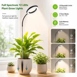 Single Head Grow Light for Indoor Plants