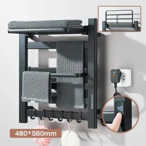 Bathroom Electric Heated Towel Rack